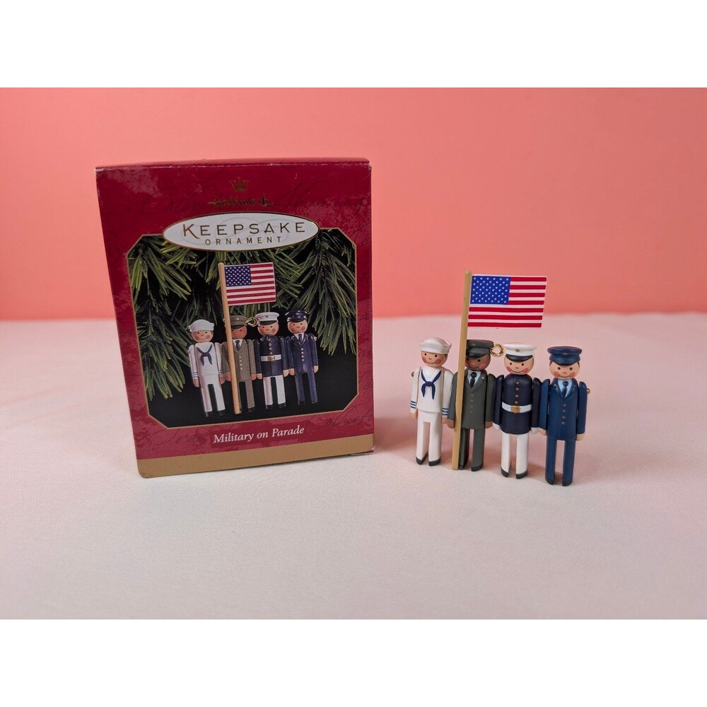 Vintage Hallmark Keepsake Christmas Ornament Military on Parade 1999